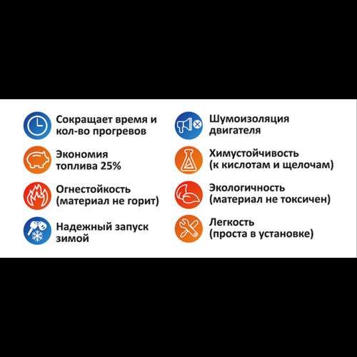 Автоодеяло "Avtogrelka" - утеплитель двигателя