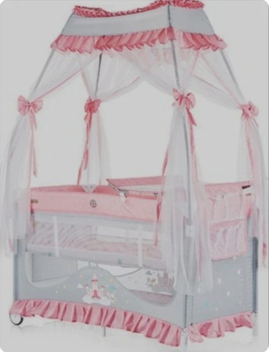 Patut fetita Chipolino Sahara cu baltachin