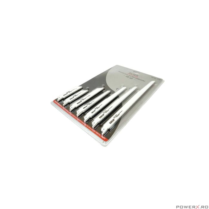 Set panze pentru fierastrau pendular tip sabie, 28 piese Silver