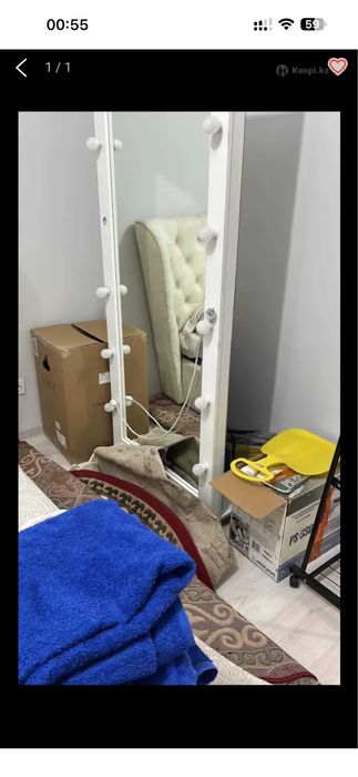 Зеркало б/у с подсветкой