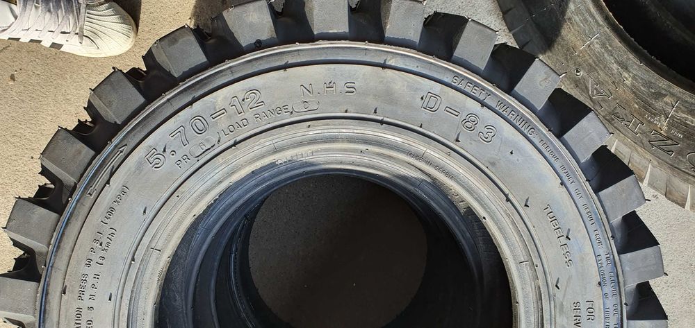 Cauciucuri noi 5.70-12 pentru stivuitoare, anvelope industriale CQZX