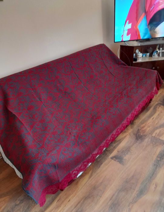 Ръчно тъкано покривало за диван , спалня