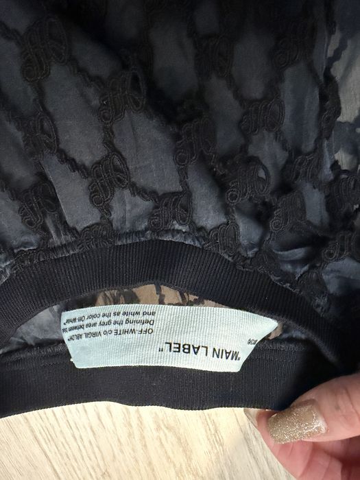 Crop Top Transparent Off White