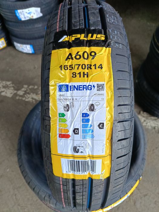 НОВИ ЛЕТНИ -14цола-165/70-1бр.-83лв."APLUS"-,с монтаж и баланс