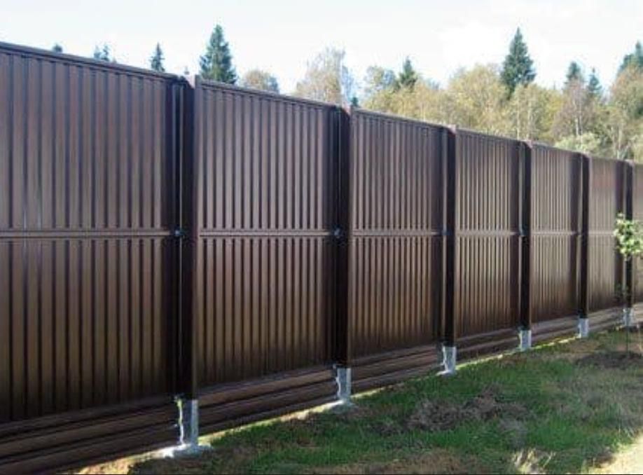 Установка забора