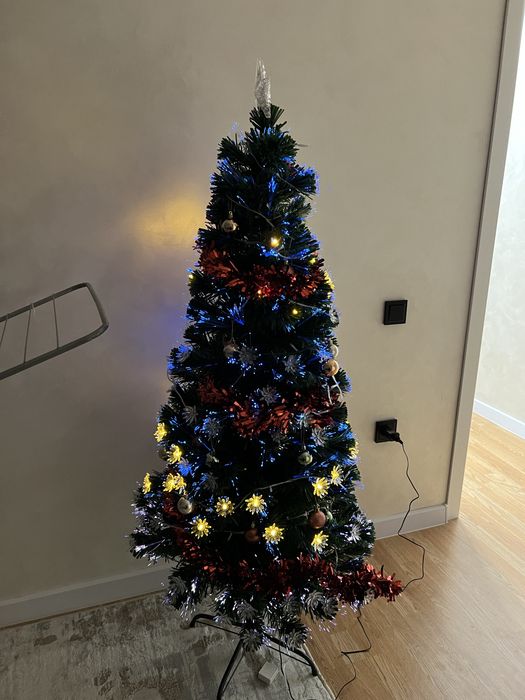 Готовая елка с игрушками