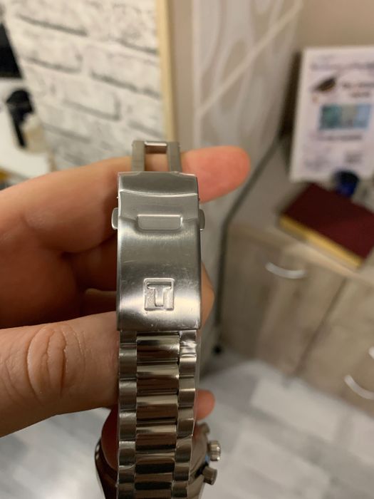 Чисто нов швейцарски Tissot PRS 516 хронограф-тахиметър