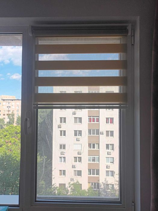 Jaluzele/Rulouri/Rolete fără fir Noapte / ZI, Sun Collection. Culoare Latte, 75 x 160 cm