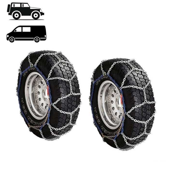 Вериги за сняг за джипове и бусове - Меча стъпка (KB225) 14-16'' 2бр