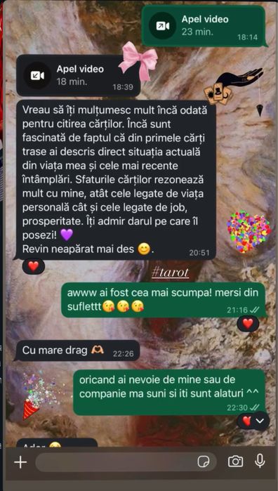 Ședințe de terapie prin Tarot