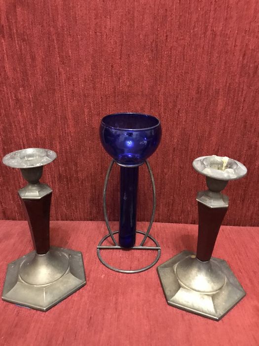 Винтажные подсвечники.