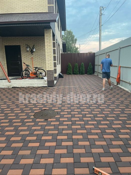 Укладка брусчатки