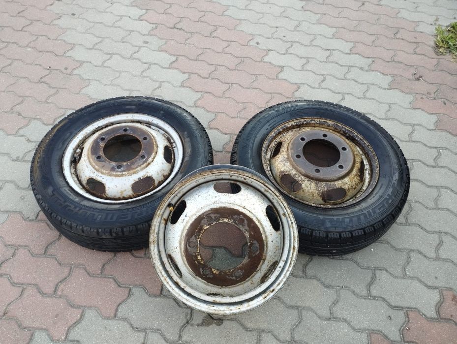 Jante cu cauciucuri Ford transit punte dubla