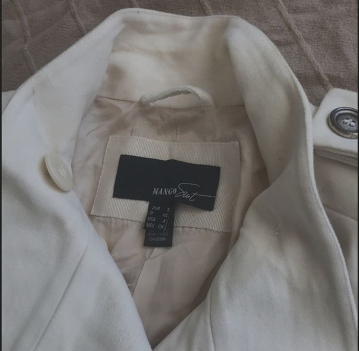 Палто Mango 100 % памук