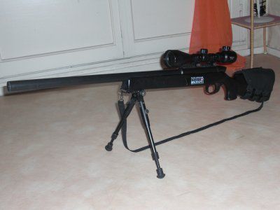 Pusca ARC ~SNIPER 4 J ~ METAL de airsoft Cu Aer Comprimat Pistol co2