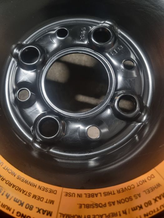 Roata rezerva Slim 4x98 ET 33 Fiat Soicento Anvelopa 135/70/R13