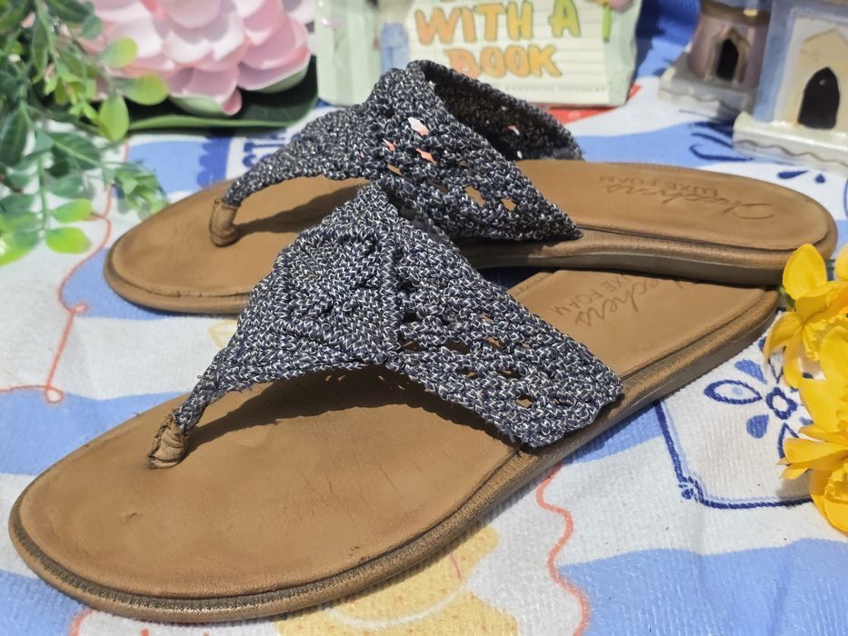 Skechers чехли естествена кожа