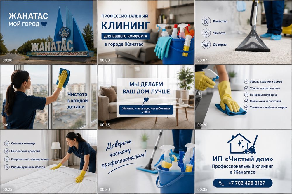 Клининг в городе Жанатас