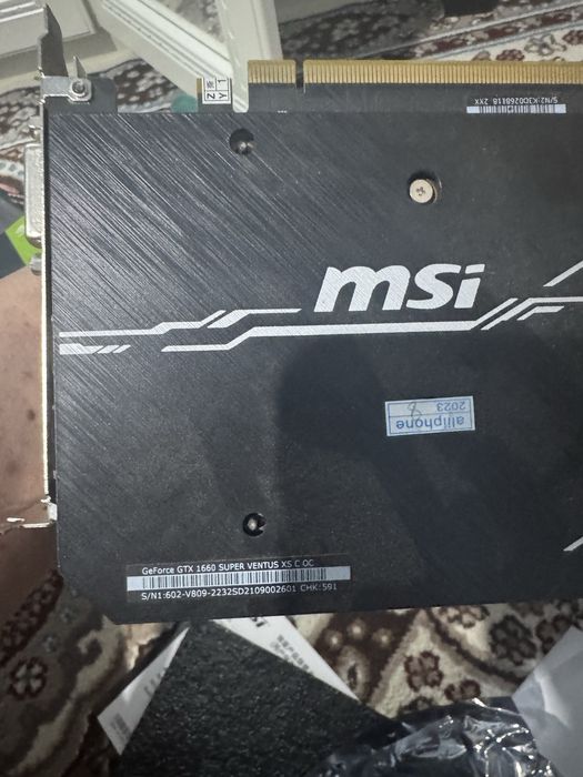 Msi 1660 super 6Gb