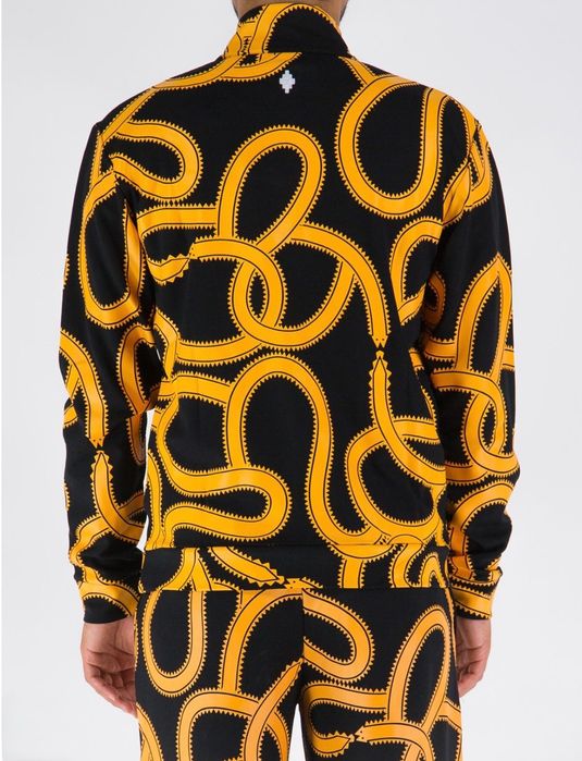 MARCELO BURLON дизайнерски комплект с змийски принт от две части