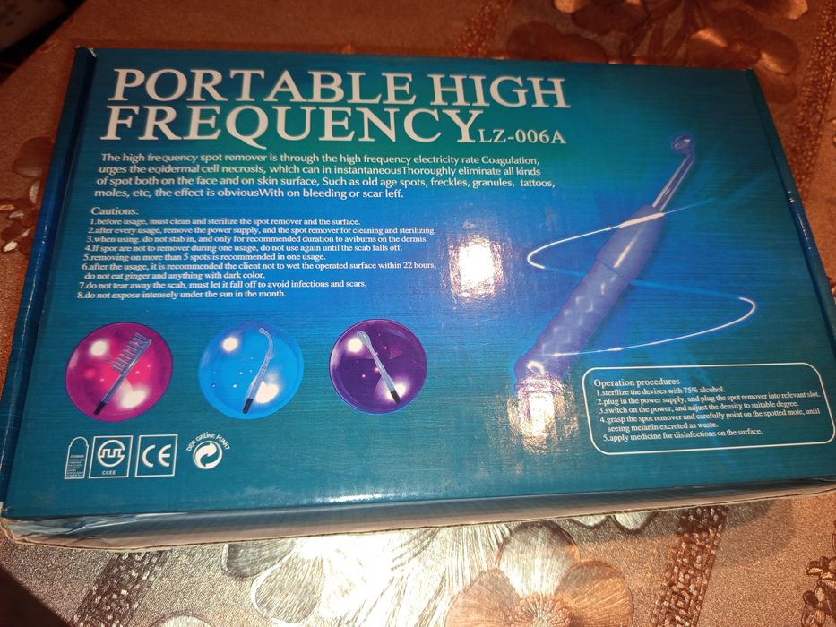 Нов Професионален Дарсонвал за Кожа с Антибактериално Действие