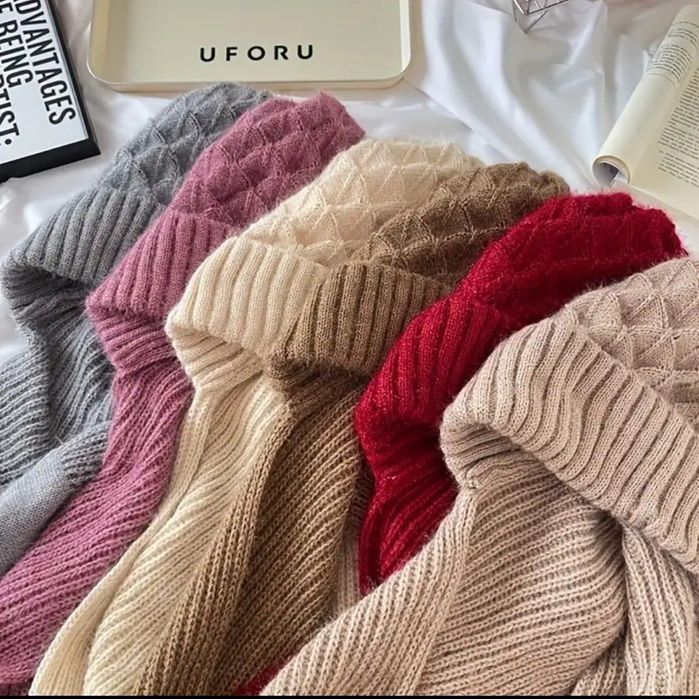 Шапка женская с шарфом