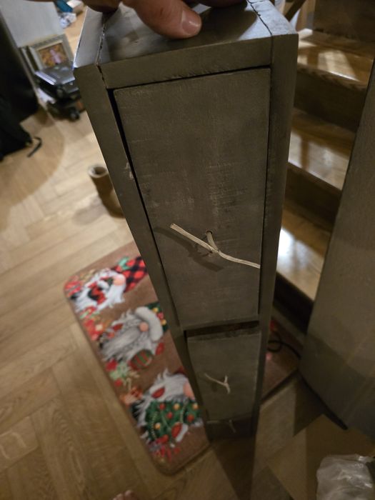 Maduta cafea nou, vintage, lemn masiv 110x60cm