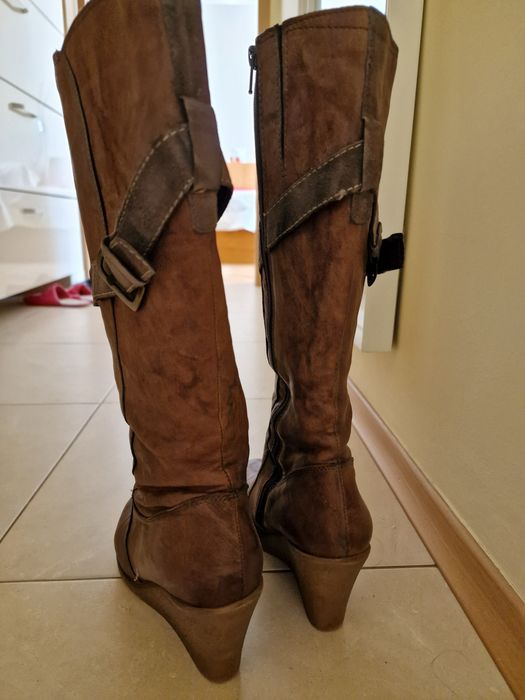 Ботуши от естествена кожа