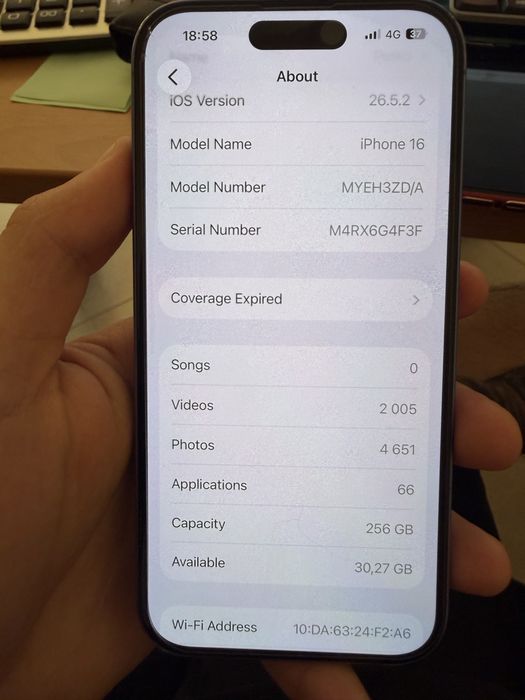 Iphone 16 256 gb
