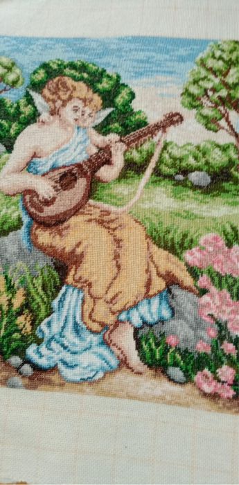 Ръчно ушит гоблен “Музика”