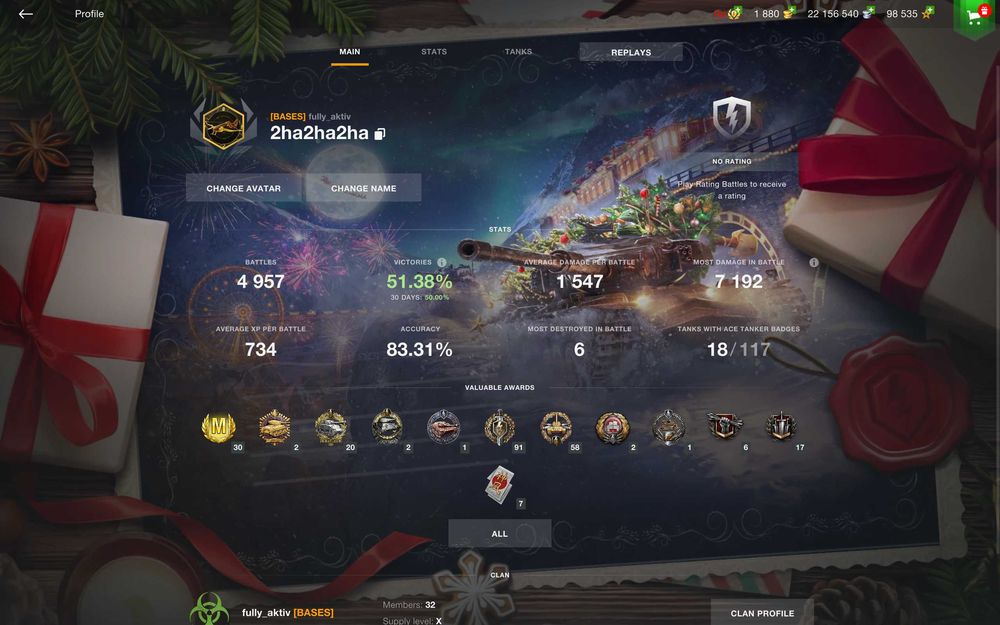 Аккаунт WoT Blitz
