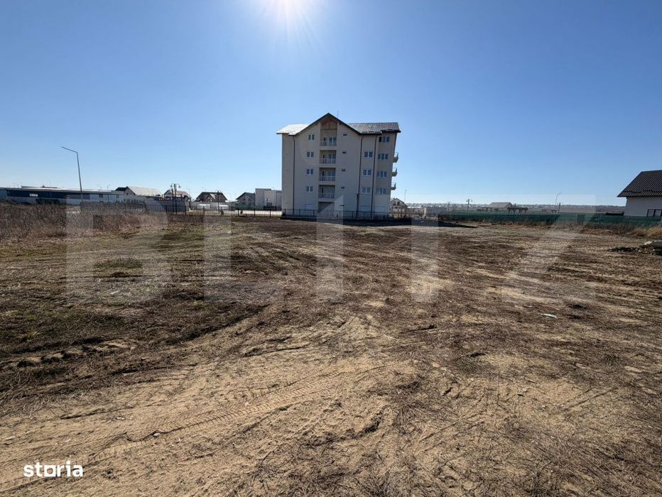 Teren Dumbraveni, 30 ari, deschidere 50 m, pretabil blocuri!