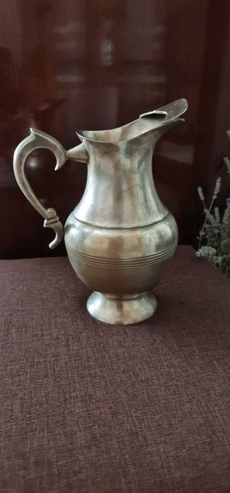 Vand Carafă metal alpaca masiv 1l  870 g