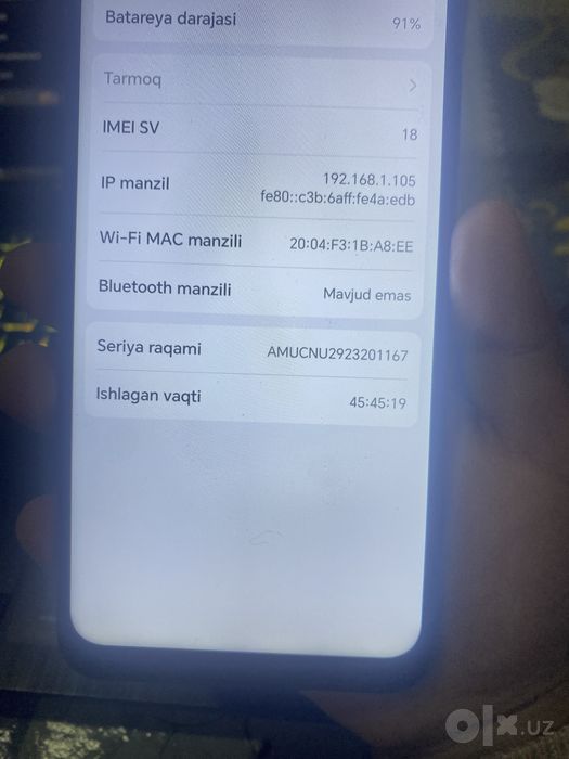 assalom XONOR X6 sotiladi va  abmen qlinadi narxi 1 milon kelishiladi