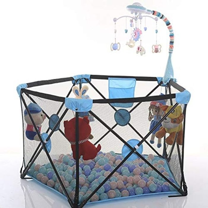 НОВО! Сгъваема Pop Up кошара + Kилимче за игра / ограда / заграждение