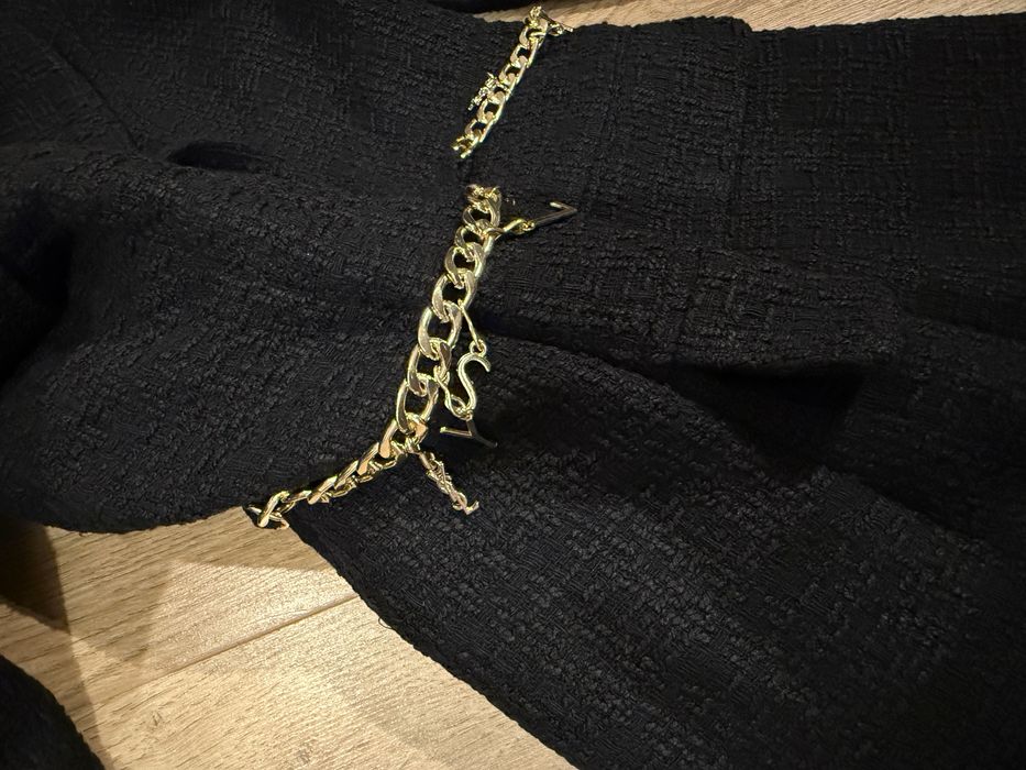 Черна елегантна рокля Saint Laurent