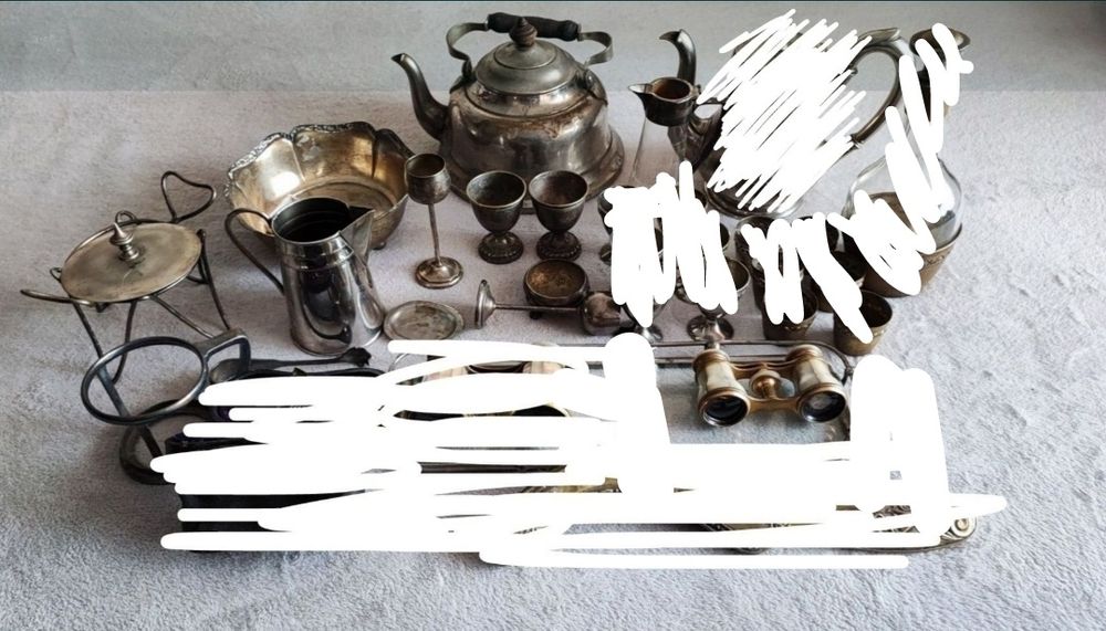 Antichitati + tacamuri din alpaca