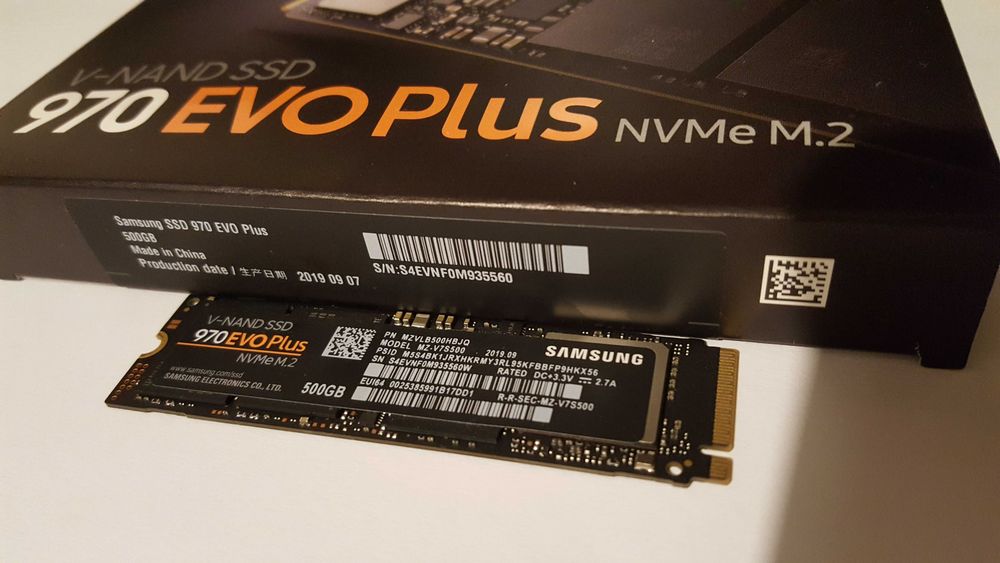 SSD Samsung 970 Evo Plus 500GB NVME PCI Express M.2 TLC PCI-e 3.0