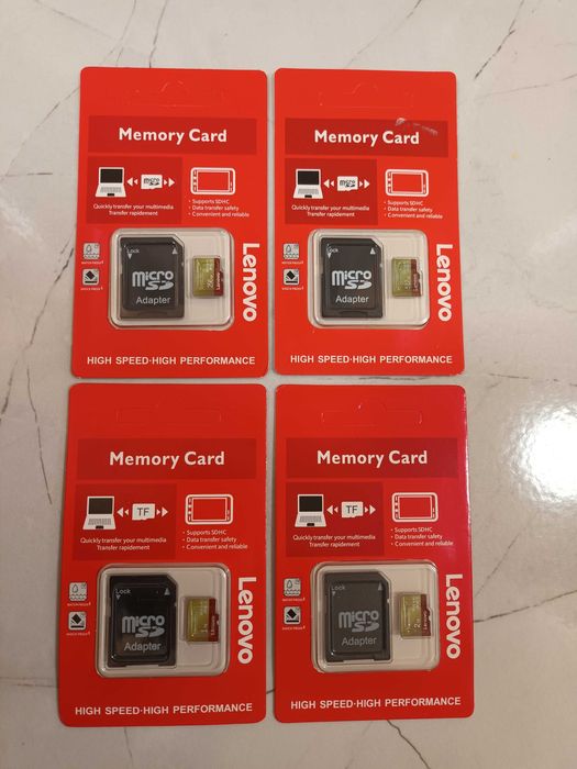 Micro SD карта с памет Lenovo 256GB Class 10 MicroSD карти,Memory card