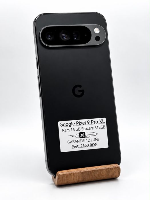 Pixel 9 Pro XL Black  Titanium 512 GB Impecabil/Garantie 24 luni/Factura/Rate/ Avans 0