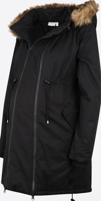 JoJo Maman Bébé 2 in 1 Преходна парка за бременни в черно