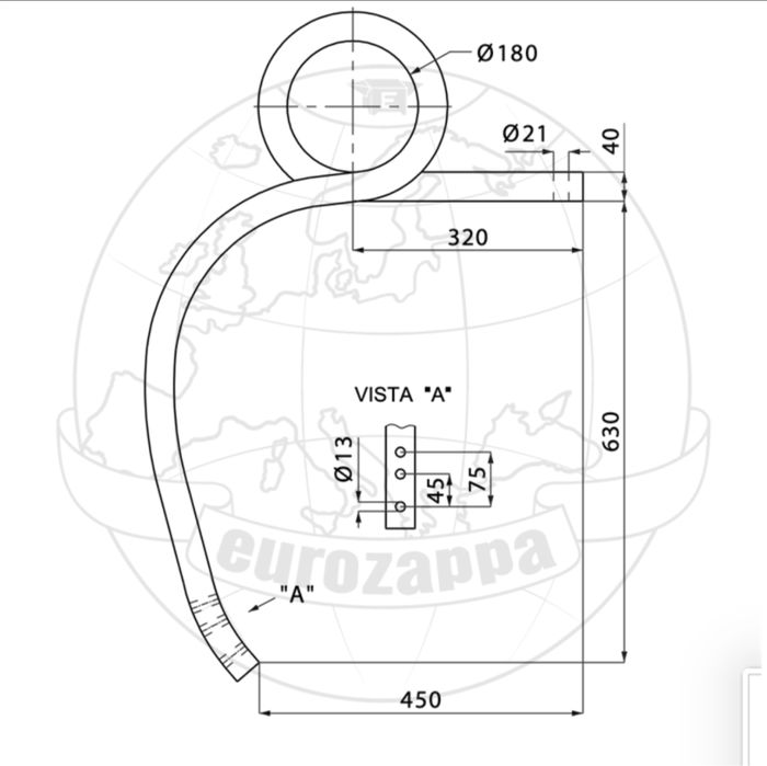 Работни органи за култиватор ( ИТАЛИАНСКИ )