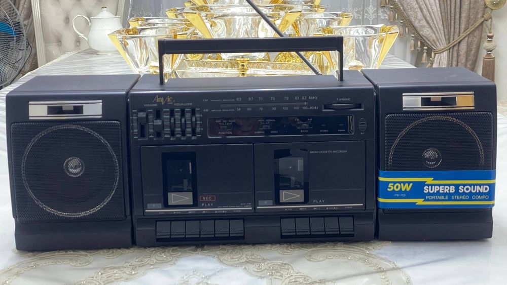 Магнитафон ANVIC  JAPON 9009 (Double Cassette) Оригинал Новый!