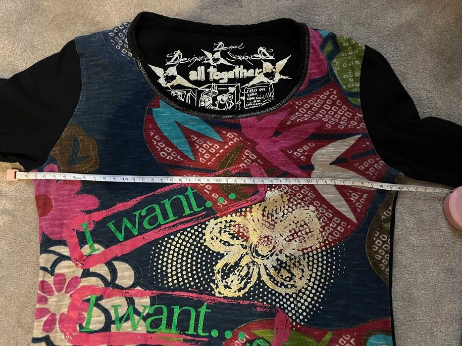 Bluza cu imprimeu DESIGUAL