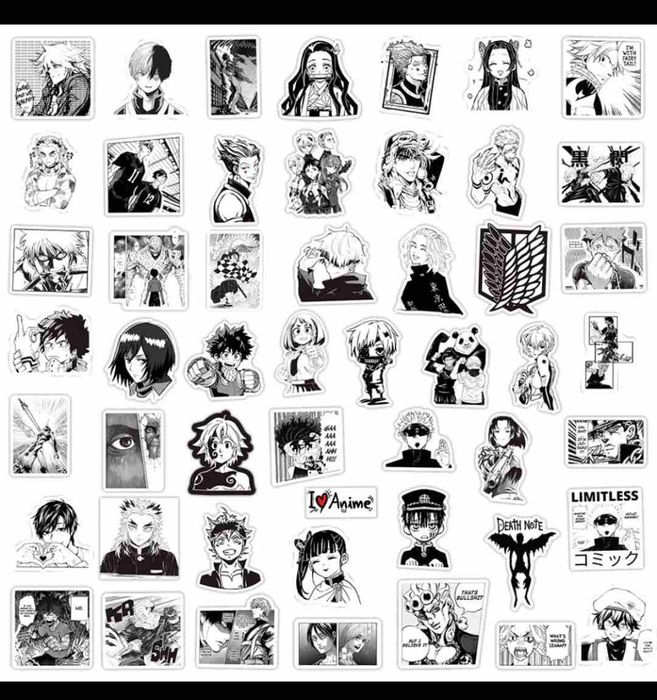 Стикеры в стиле аниме