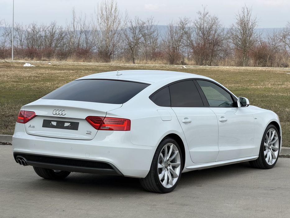 Audi A5 2.0Tdi Automat Quattro 4x4 S-Line din Fabrica Alb Perlat