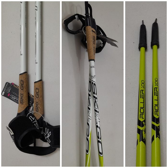 Bețe noi ptr schi, SKIGO Rollerski Pole, 100% Carbon, 160 cm