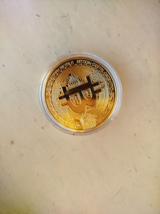 Monedă Bitcoin de colecție