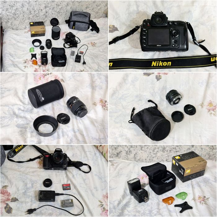 Full Frame фотоаппарат Nikon d700 + объективы и вспышка , комплект раб
