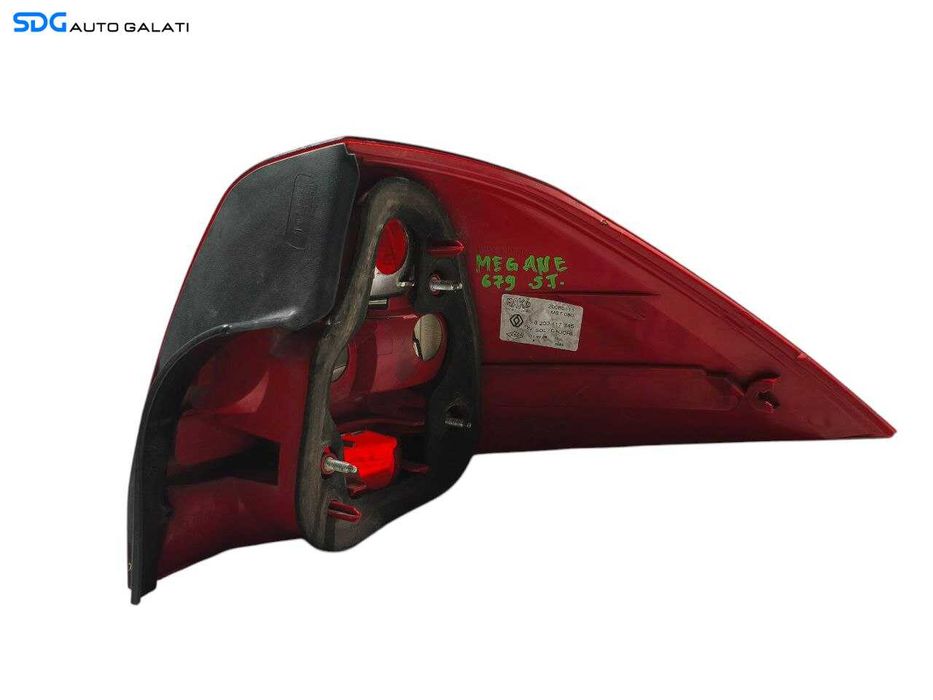 Stop Lampa Tripla Stanga de pe Aripa Caroserie cu Defect Renault Megane 2 Berlina Sedan Facelift 2005 - 2008 Cod 8200417345 [LR1321]